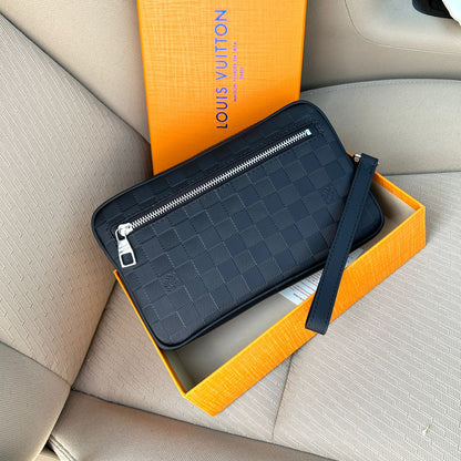 Samir Damier Clutch Bag