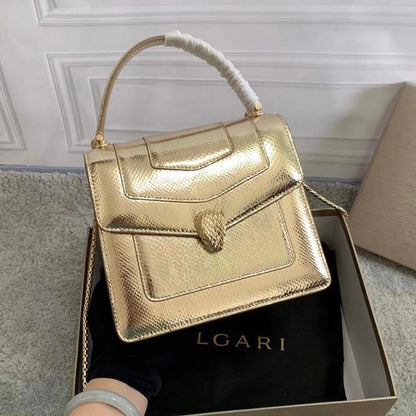 Serpenti Forever Snake Leather Bag