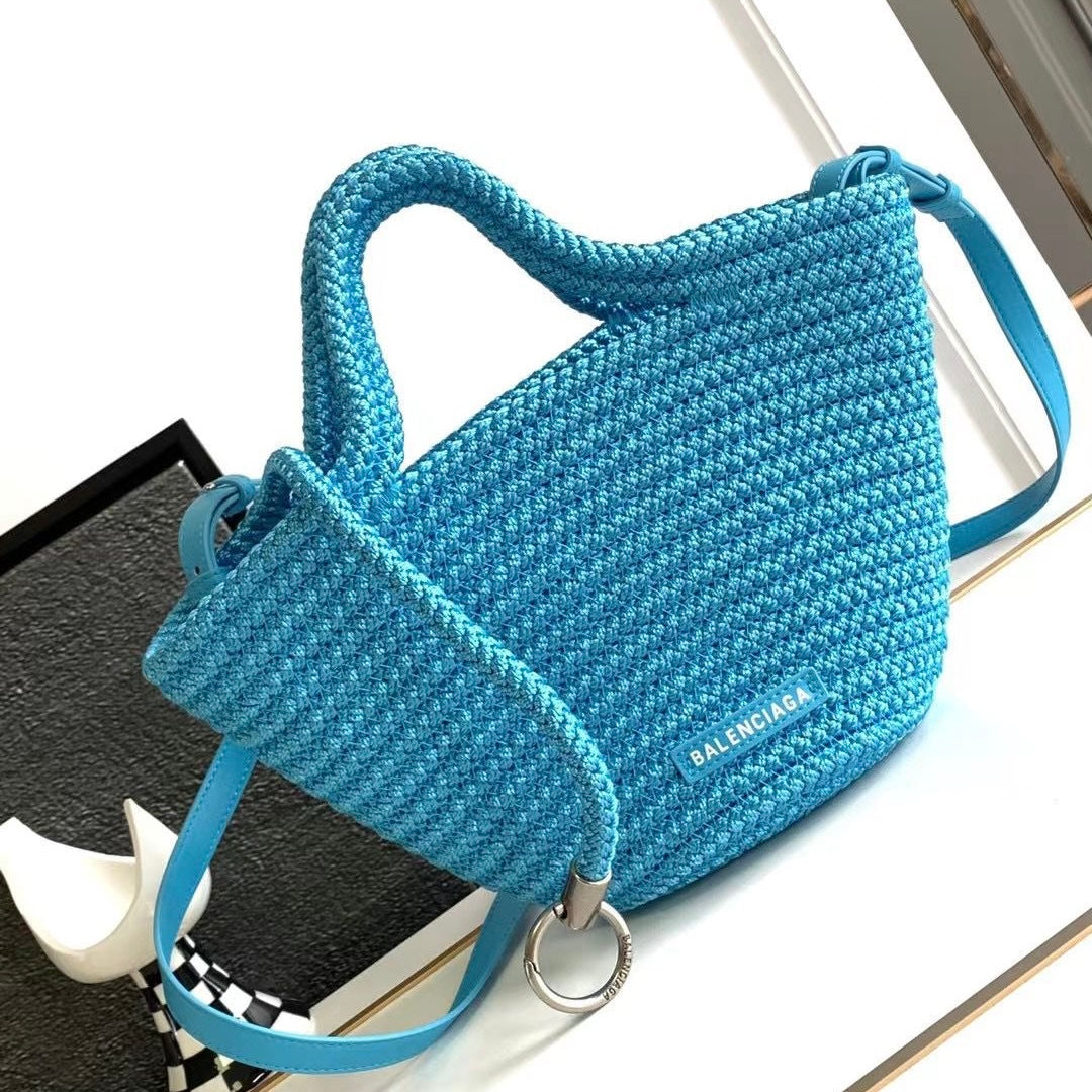 Ibiza Designer Basket Knittin Bag