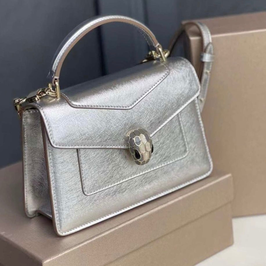 Serpenti Forever Top Handel Calf Skin Bag