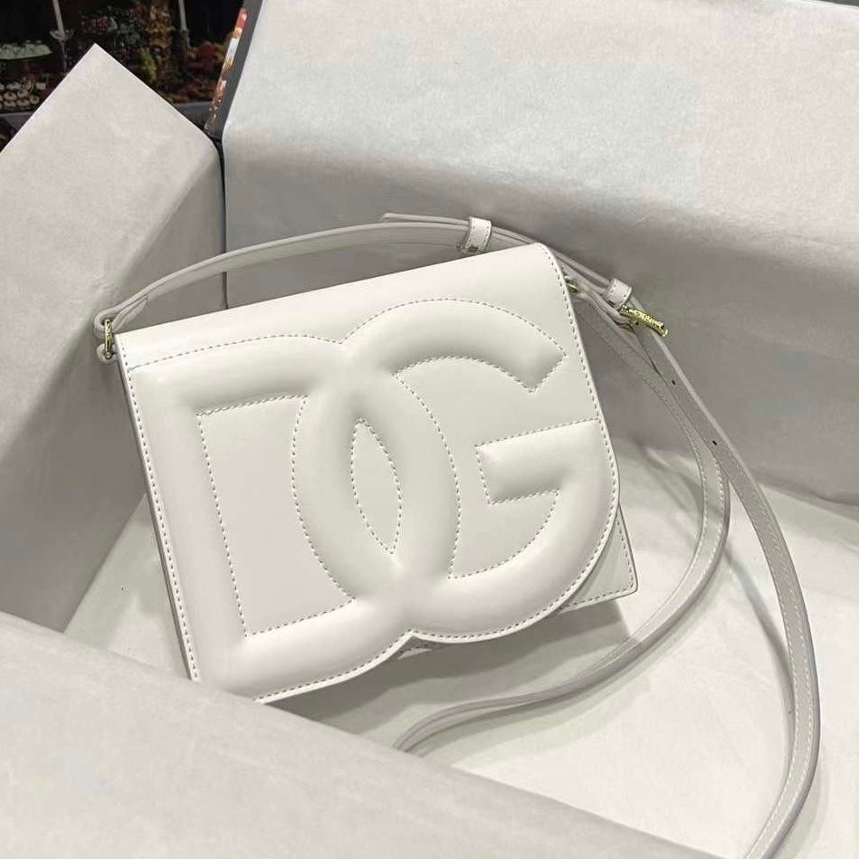 Small Leather Dg Logo Bag
