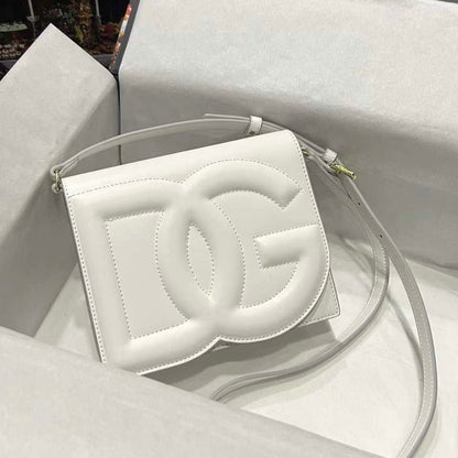 Small Leather Dg Logo Bag