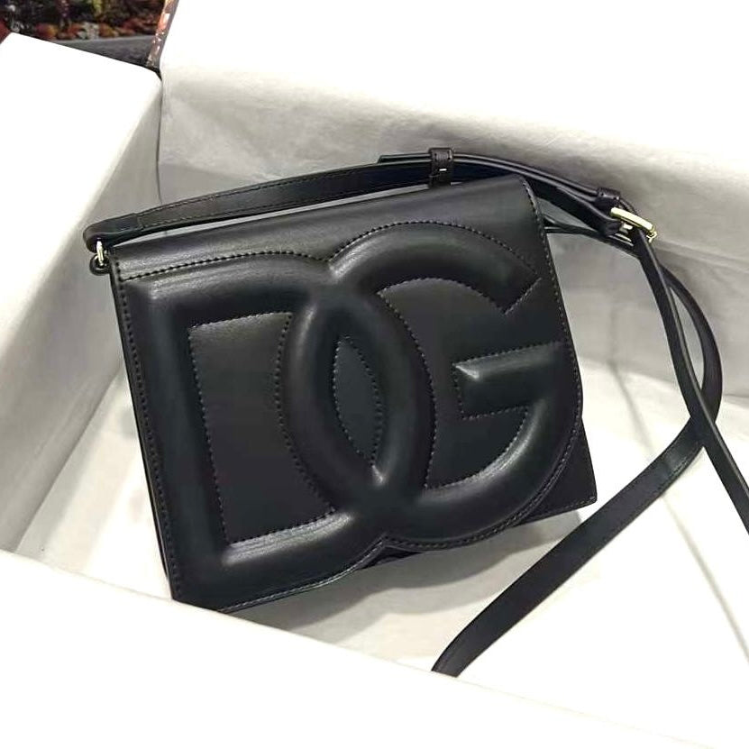 Small Leather Dg Logo Bag