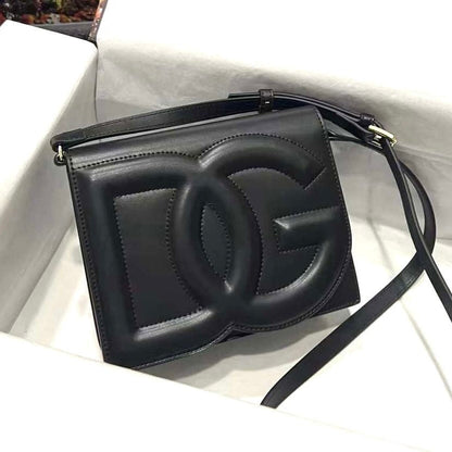Small Leather Dg Logo Bag