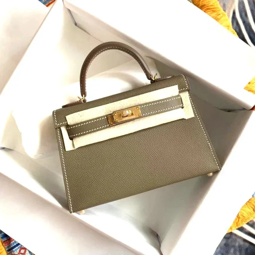BN Kelly Togo Caviar 21CM Bag