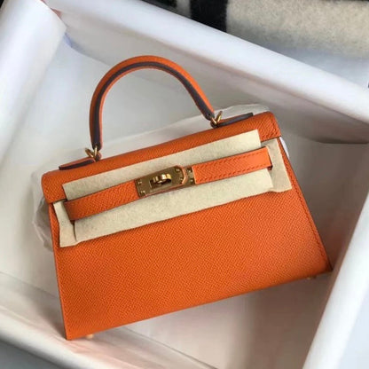 BN Kelly Togo Caviar 21CM Bag