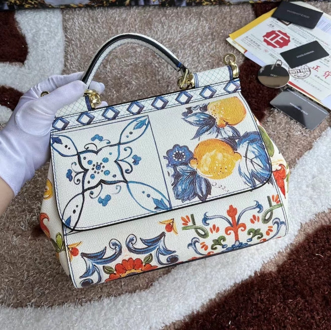 Sicily Floral-printed Shoulder Bag